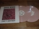 TRES RARE DOUBLE 33T DISQUES COULEURS ROSE DAVID BOWIE  ETAT NEUF
