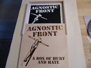 Agnostic Front, A Box Of Hurt And Hate, Very Rare Vinyl Picture Disc Box