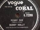 Buddy Holly - Peggy Sue/ Everyday - Rare Vogue Coral Label 78