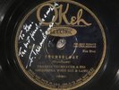 78 RPM -- Frankie Trumbauer & His Orchestra (Autographed), Okeh 40871, E-  Jazz