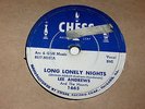 Long lonely nights / The clock    Lee Andrews & The Hearts   CHESS   1957   78