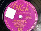 WILEY WALKER OKEH 06374 WHEN MY BLUE MOON/LIVE & LET LIVE 1941 COUNTRY 78 RPM