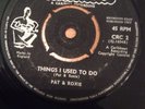 Things I Used To Do Pat & Roxie Caribou 1965 UK Press