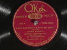 78 RPM -- Lonnie Johnson (blues fiddle), Okeh 8340, EE+ Blues