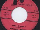 Phyllis Brown RARE Northern Soul 45 rpm Record RAINBO 1001 Oh Baby  Why HEAR IT