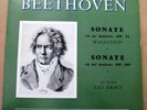 LILI KRAUS piano BEETHOVEN Sonatas op. 53 & 109 LP DUCRETET THOMSON VG+ RARE