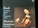 Maurice Gendron Violoncelle / Cello / Bach - Coffret 3 LP PHILIPS