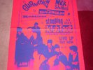 PSYCHOBILLY POSTER   KLUB FOOT, MILKSHAKES, GUANA BATS, RESTLESS, 1984 original.