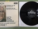 AUDIOPHILE ANSERMET J.S. BACH CANTATAS DECCA SXL 6266 WIDE BAND LABEL STEREO LP