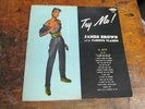JAMES BROWN Try Me LP KING mono blk label gun cover original VG plays well