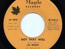 LEE MOSES 'Got That Will' US Maple Northern Sweet Soul Funk Crossover 45