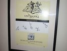 the unthanks signed last poster concert london march 2011 tour.17x21inch framed