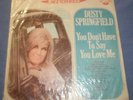 DUSTY SPRINGFIELD (ASIAN  LP ) YOU DON'T HAVE TO SAY LOVE ME - RED WAX - RARE