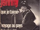 JOHNNY HALLYDAY - Que je t'aime - TURQUIE avec pochette