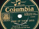 Sophie Tucker mit Ted Lewis and his Band : Some of these Days