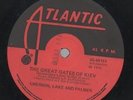 EMERSON LAKE & PARMER   Rare 1972 Aust Promo Only 7