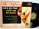 DOO WOP LP - THE CHIFFONS - HE'S SO FINE Laurie DT-90752 STEREO Record Club VG+