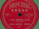 LITTLE SONNY JONES I Got Booted / Tend to Your Business 78rpm Imperial flexi