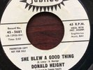 Demo -.Donald Height - She Blew A Good Thing (Jubilee W/DJ)