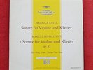 Ravel: Sonata For Violin & Klavier - Max Rostal *Deutsche Grammophon LPM 18520*