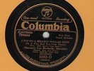 c 78 RPM Paul Specht/Teddy Raph Columbia 2482-D in E-