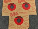 3 Doo-Wop 45 Records GEE Label Cleftones Frankie Lymon Teenagers 1031 1032 1018
