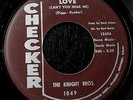 45RPM  NORTHERN SOUL THE KNIGHT BROS CHECKER 1049