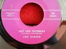 JOE SIMON - Just Like Yesterday/Only a Dream - IRRAL