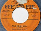 Rare Rockabilly Bopper 45 - DAVE 'DIDDLIE' DAY - Blue Moon Baby - FEE BEE Orig.