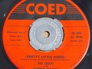 CRESTS: PRETTY LITTLE ANGEL / I THANK THE MOON - 1958 HARD TO FIND DOO-WOP 45rpm