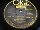 Okeh 45408, Goebel Reeves, When the Clock Sturck 17/Blue Undertaker's Blues