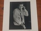 Ian Dickson photo of Johnny Rotten signed