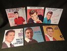 6 45rpm RECORDS Picture Sleeves FABIAN Paul ANKA DARIN MATHIS SMITH Jack Scott