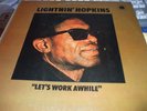 LIGHTNING HOPKINS RARE UK BLUE HORIZON LP