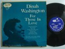 DINAH WASHINGTON For Those  ORG DG Mono LP EmArcy Drummer MG36011 Blue Back