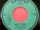 Detroit R&B Doo-Wop 45 The MAJESTICS Hard Times / Teen Age Gossip CONTOUR 501 VG
