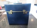 SUPERB VINTAGE BEAU BRUMMEL VINYL LP RECORD / CASSETTE STORAGE CASE BOX