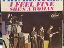 Beatles | 60's Rock PIC SLEEVE ONLY 45 | I Feel Fine / Shes A Woman | Capitol