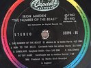 IRON MAIDEN - The Number Of The Beast / RARE GUATEMALA DIDECA LP