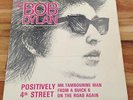 BOB DYLAN *POSITIVELY 4th STREET/TAMBOURINE* EX 1966 SPANISH EP 45 w(INNER