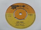 RUDY MILLS: JOHN JONES 1968 BIG SHOT 45 RPM EX RARE