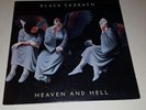 BLACK SABBATH - HEAVEN AND HELL LP RECORD VG+ VINYL 1980 BSK 3372