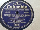 GRIEG CONCERTO IN A MINOR FOR PIANO IGNAZ FRIEDMAN COLUMBIA 9446-9449