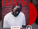 Kendrick Lamar DAMN 2xLP Red Vinyl Autographed, Sealed - Limited Edition