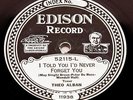Electric Edison Diamond Disc Record 52115 