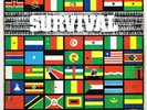 BOB MARLEY-survival   LP tuff gong  (hear)   with lyric sheet, coloured vinyl
