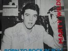MARTY WILDE - BORN TO ROCK 'N' ROLL EX+ VINYL LP - 1st PRESSING / SIGNED RARE