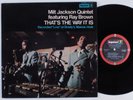 MILT JACKSON QUINTET & RAY BROWN That's The Way It Is IMPULSE LP VG++ promo