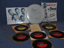 The Drifters autographed items PLUS 45 RPM records by Drifters, Clyde McPhatter