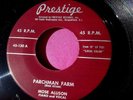 MOSE ALLISON - Parchman Farm - 45 rpm - Prestige 130 - VG++ to Near Mint